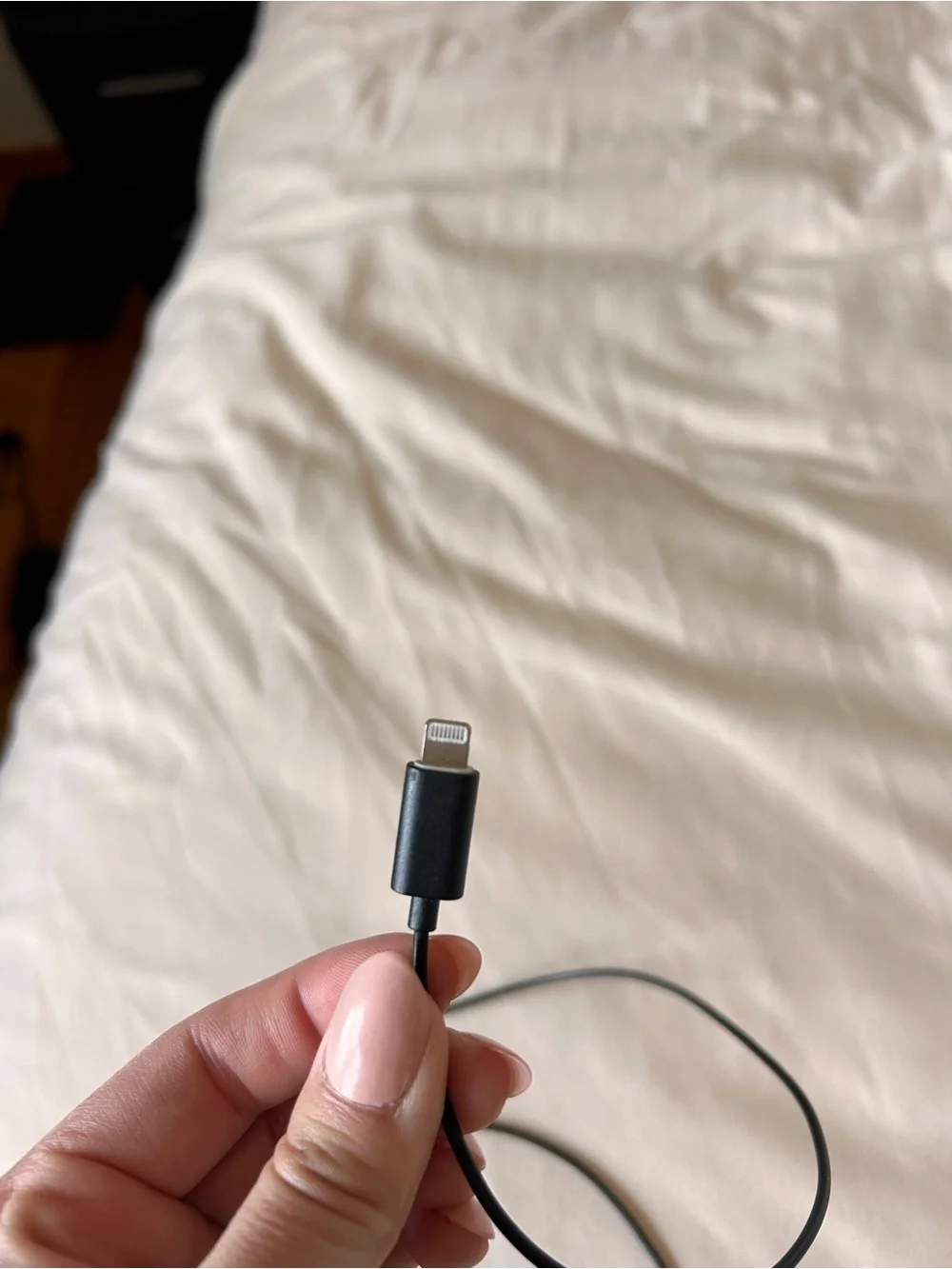 Original IPhone Black Lightning to 3.5mm Aux Audio Cable